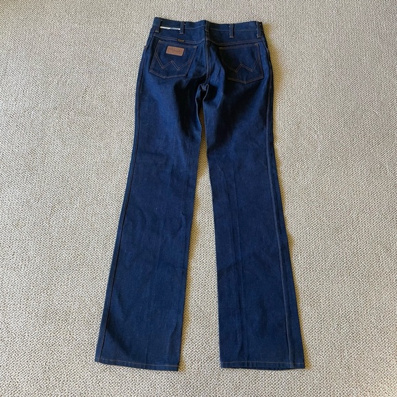 Vintage Wrangler 50 Indigo Straight Leg Jeans - Picture 3 of 6
